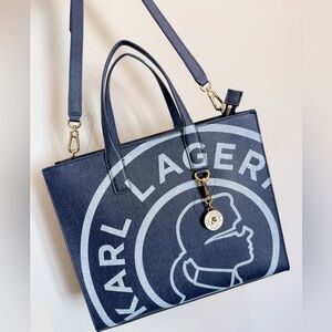 NWT Karl Lagerfeld Paris Nouveau Medium Tote $248